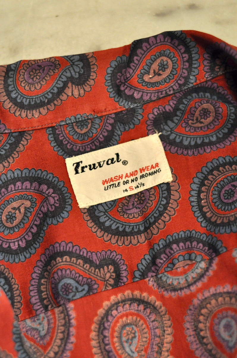 1960's “Truval” All Cotton Loop Collar Shirt – Rugged Road & Co.