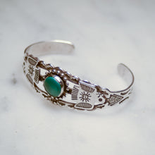 Load image into Gallery viewer, Fred Harvey Era “Navajo” Handmade Double Thunderbirds Bungle