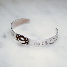 Load image into Gallery viewer, Fred Harvey Era “Navajo” Handmade Coin Silver Bungle