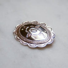 Load image into Gallery viewer, Fred Harvey Era “Navajo” Handmade Concho Pin