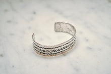 Load image into Gallery viewer, Fred Harvey Era “Navajo” Handmade Flat Stump Bungle