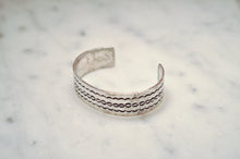 Load image into Gallery viewer, Fred Harvey Era “Navajo” Handmade Flat Stump Bungle