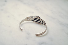 Load image into Gallery viewer, Fred Harvey Era “Navajo” Handmade Double Arrows Bungle