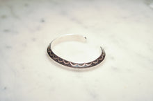 Load image into Gallery viewer, Fred Harvey Era “Navajo” Handmade Heavy Triangle Shape Bungle