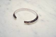 Load image into Gallery viewer, Fred Harvey Era “Navajo” Handmade Heavy Triangle Shape Bungle