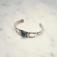 Load image into Gallery viewer, Fred Harvey Era “Navajo” Handmade Turquoise Bungle