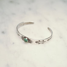 Load image into Gallery viewer, Fred Harvey Era “Navajo” Handmade Turquoise Bungle