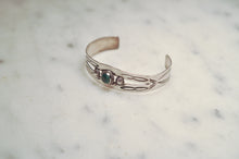 Load image into Gallery viewer, Fred Harvey Era “Navajo” Handmade Turquoise Bungle