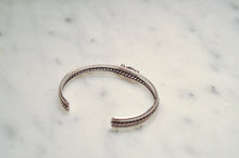 Load image into Gallery viewer, Fred Harvey Era “Navajo” Handmade Turquoise Twisted Bungle