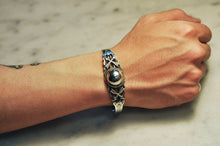 Load image into Gallery viewer, Fred Harvey Era “Navajo” Handmade Double Arrows Bungle