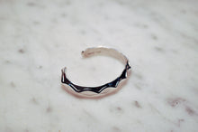 Load image into Gallery viewer, Fred Harvey Style “Navajo” Handmade Triangle Stamped Bungle by Tahe