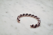 Load image into Gallery viewer, Fred Harvey Era “Navajo” Handmade Twist Bangle