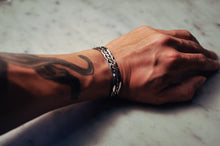 Load image into Gallery viewer, Fred Harvey Era “Navajo” Handmade Chain Wire Bangle