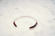 Load image into Gallery viewer, Fred Harvey Style “Navajo” Handmade Triangle Stamp Bangle
