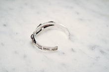 Load image into Gallery viewer, Fred Harvey Era “Navajo” Handmade Concho Stamp Bangle