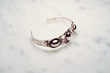 Load image into Gallery viewer, Fred Harvey Era “Navajo” Handmade Concho Stamp Bangle