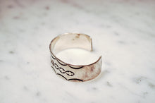 Load image into Gallery viewer, Fred Harvey Style “Navajo” Handmade Chief Stamp Bangle