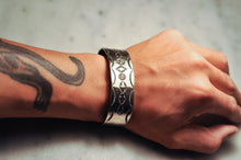 Load image into Gallery viewer, Fred Harvey Style “Navajo” Handmade Chief Stamp Bangle
