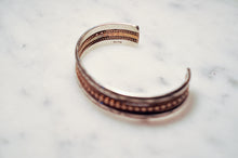 Load image into Gallery viewer, Fred Harvey Style “Navajo” Handmade Twisted Wire Stamp Bangle