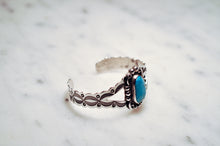 Load image into Gallery viewer, Fred Harvey Style “Navajo” Handmade Turquoise Bangle