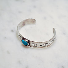 Load image into Gallery viewer, Fred Harvey Era “Navajo” Handmade Turquoise Bangle