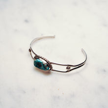 Load image into Gallery viewer, Fred Harvey Era “Navajo” Handmade Turquoise Bangle