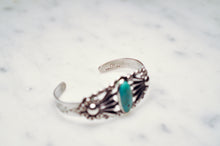 Load image into Gallery viewer, Fred Harvey Era “Navajo” Handmade Turquoise Bangle