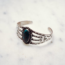 Load image into Gallery viewer, Fred Harvey Era “Navajo” Handmade Turquoise Bangle