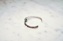 Load image into Gallery viewer, Fred Harvey Era “Navajo” Handmade Twisted Wire Turquoise Bangle