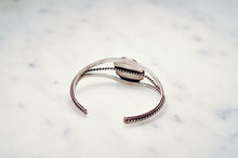 Load image into Gallery viewer, Fred Harvey Era “Navajo” Handmade Twisted Wire Turquoise Bangle