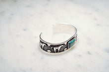 Load image into Gallery viewer, “Navajo” Handmade Turquoise Horse Bangle