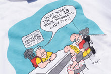 Load image into Gallery viewer, SUPER - Comic Style Joke Print Tee Shirt