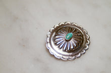 Load image into Gallery viewer, Fred Harvey Era “Navajo” Handmade Concho Pin