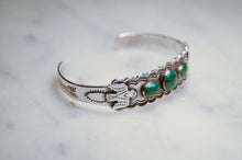 Load image into Gallery viewer, Fred Harvey Era “Navajo” Handmade Double Thunderbirds Bungle
