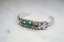 Load image into Gallery viewer, Fred Harvey Era “Navajo” Handmade Double Thunderbirds Bungle