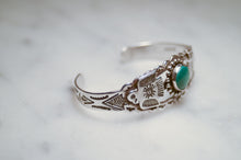 Load image into Gallery viewer, Fred Harvey Era “Navajo” Handmade Double Thunderbirds Bungle