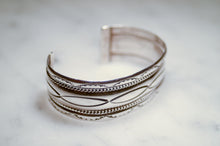 Load image into Gallery viewer, Fred Harvey Era “Navajo” Handmade Triple Plates Bungle