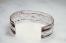 Load image into Gallery viewer, Fred Harvey Era “Navajo” Handmade Triple Plates Bungle