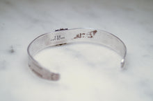 Load image into Gallery viewer, Fred Harvey Era “Navajo” Handmade Coin Silver Bungle