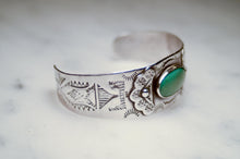 Load image into Gallery viewer, Fred Harvey Era “Navajo” Handmade Turquoise Bungle