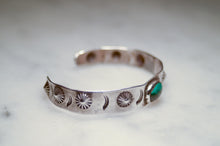 Load image into Gallery viewer, Fred Harvey Era “Navajo” Handmade Turquoise Bungle