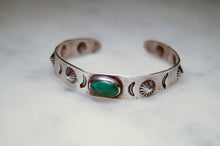 Load image into Gallery viewer, Fred Harvey Era “Navajo” Handmade Turquoise Bungle