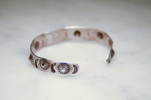Load image into Gallery viewer, Fred Harvey Era “Navajo” Handmade Turquoise Bungle