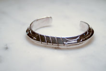 Load image into Gallery viewer, Fred Harvey Era “Navajo” Handmade Triangle Shape Bungle