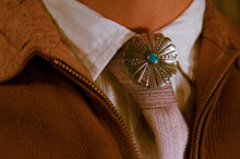 Load image into Gallery viewer, Fred Harvey Era “Navajo” Handmade Concho Pin
