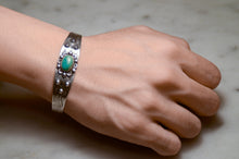Load image into Gallery viewer, Fred Harvey Era “Navajo” Handmade Turquoise Bungle