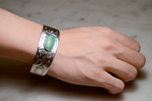 Load image into Gallery viewer, Fred Harvey Era “Navajo” Handmade Turquoise Bungle