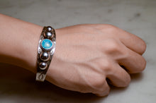 Load image into Gallery viewer, Fred Harvey Era “Navajo” Handmade Turquoise Bungle