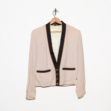 Load image into Gallery viewer, 1950&#39;s Rayon Pique Cardigan
