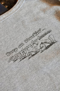 1960’s “Fruit of the loom” R.Crumb Bootleg Print All Cotton Sweatshirt